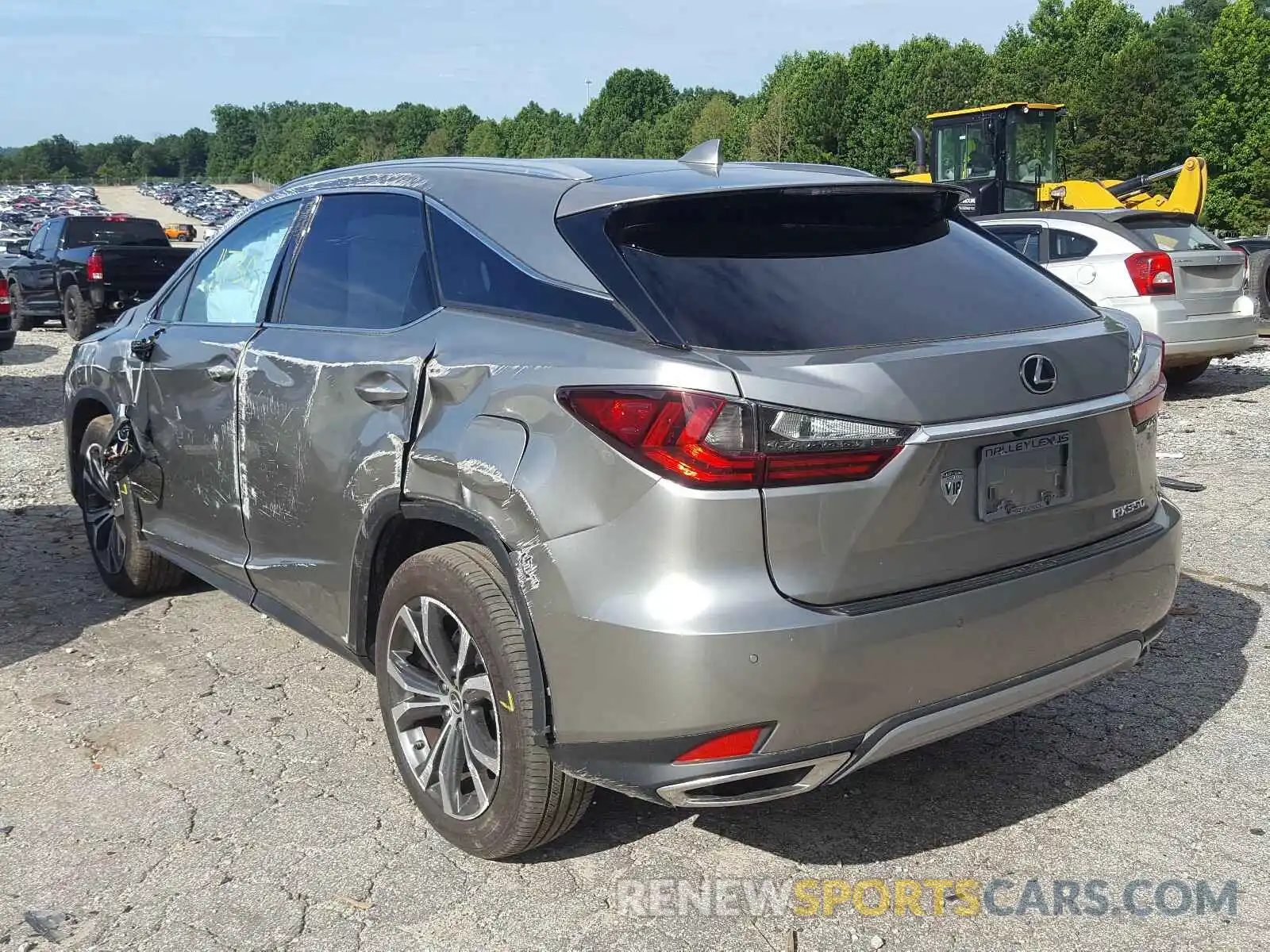 3 Фотография поврежденного автомобиля 2T2HZMAA0LC162255 LEXUS RX350 2020