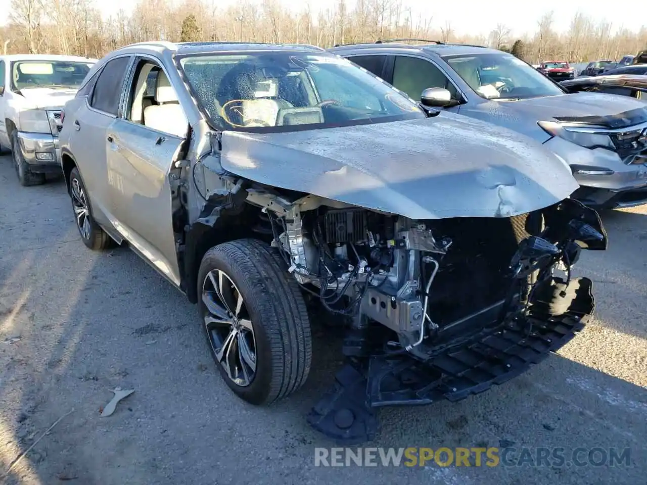 1 Photograph of a damaged car 2T2HZMAA0LC164247 LEXUS RX350 2020