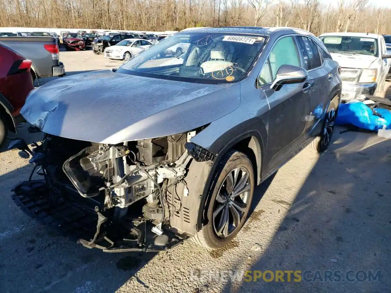 2 Фотография поврежденного автомобиля 2T2HZMAA0LC164247 LEXUS RX350 2020