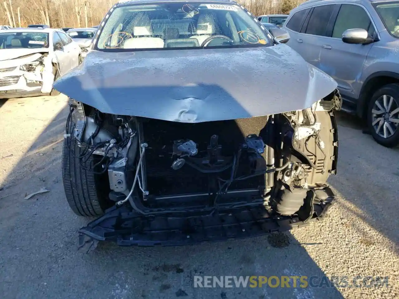 9 Photograph of a damaged car 2T2HZMAA0LC164247 LEXUS RX350 2020