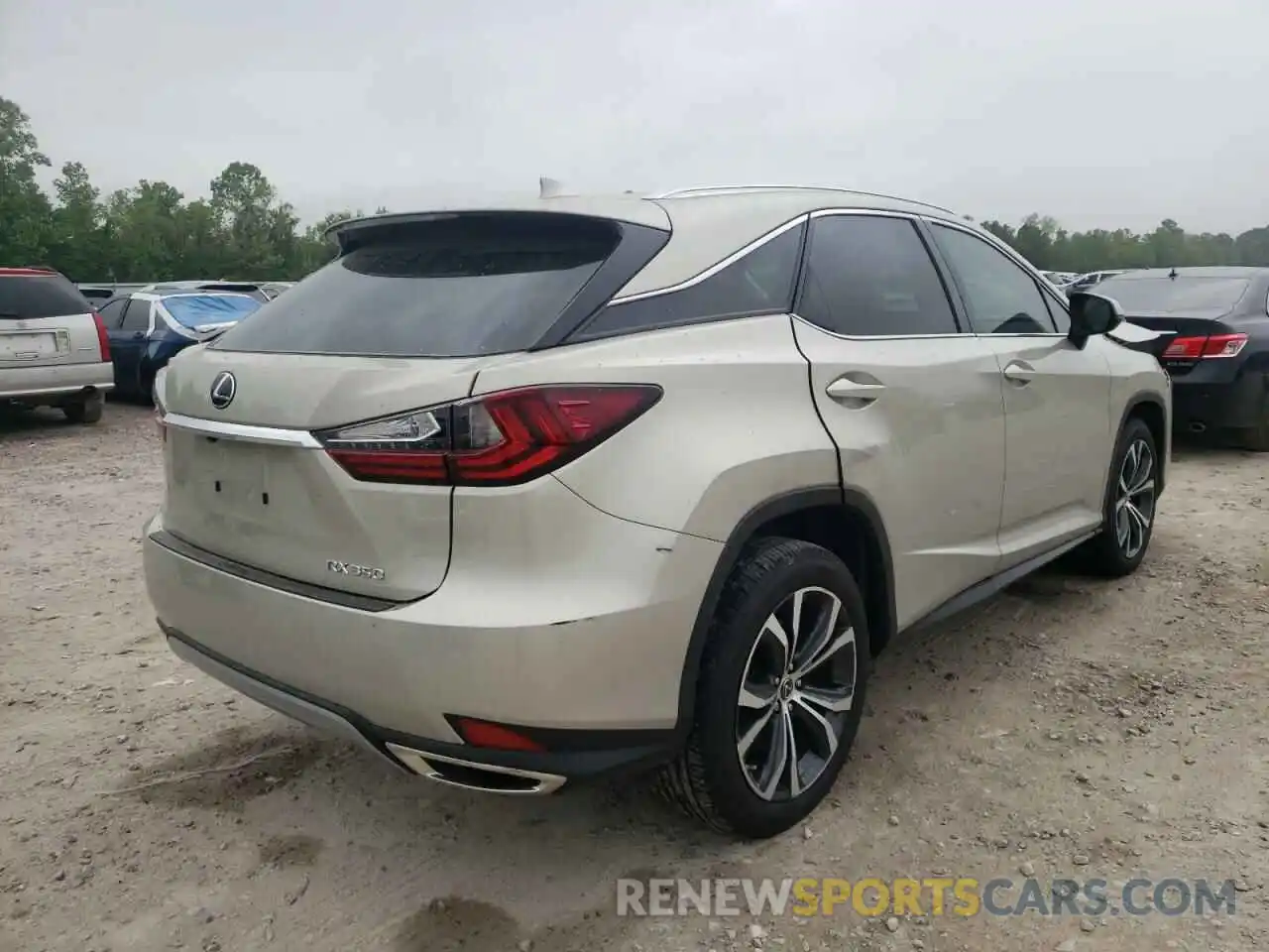 4 Фотография поврежденного автомобиля 2T2HZMAA0LC168900 LEXUS RX350 2020