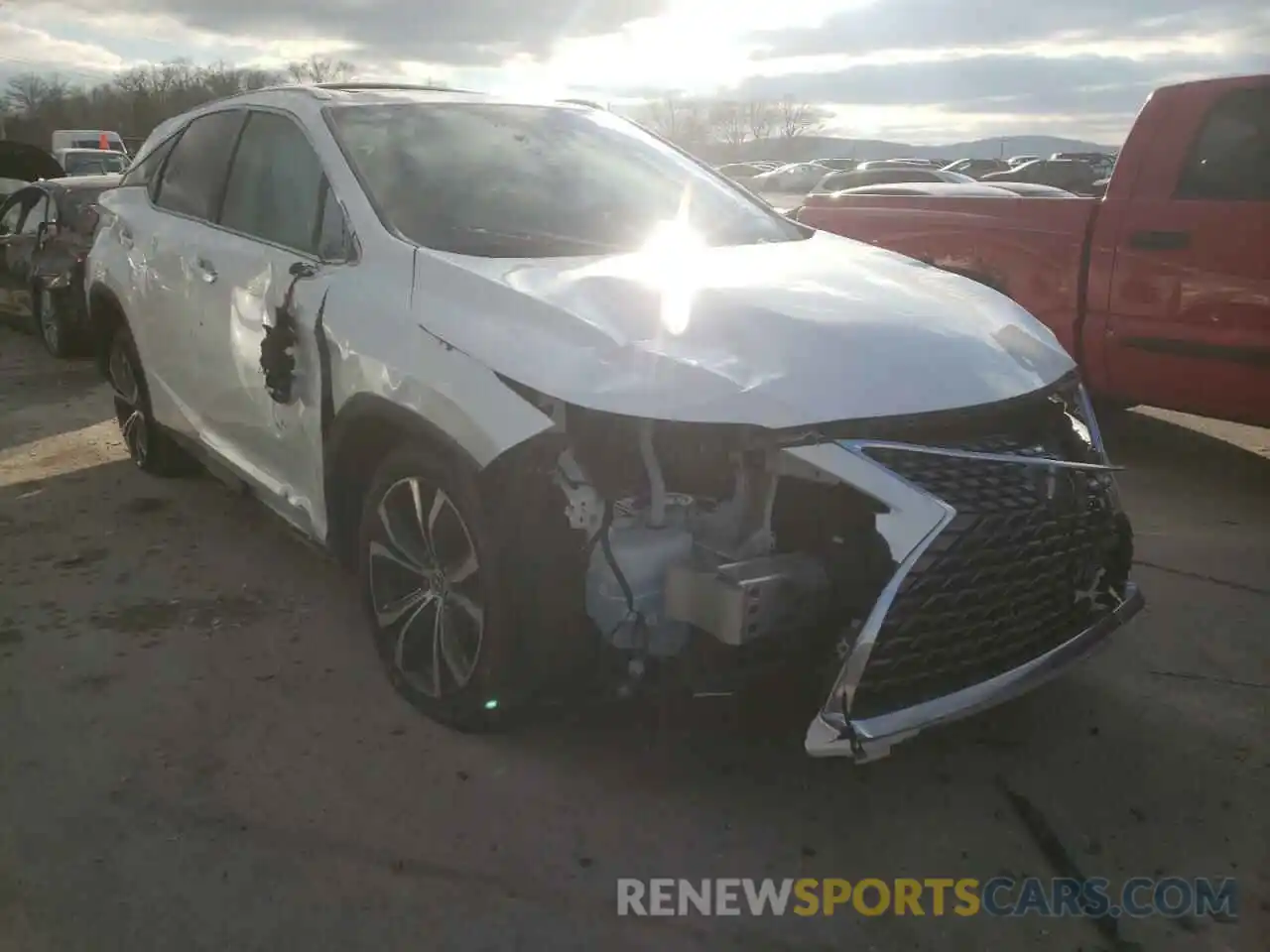 1 Photograph of a damaged car 2T2HZMAA1LC161499 LEXUS RX350 2020