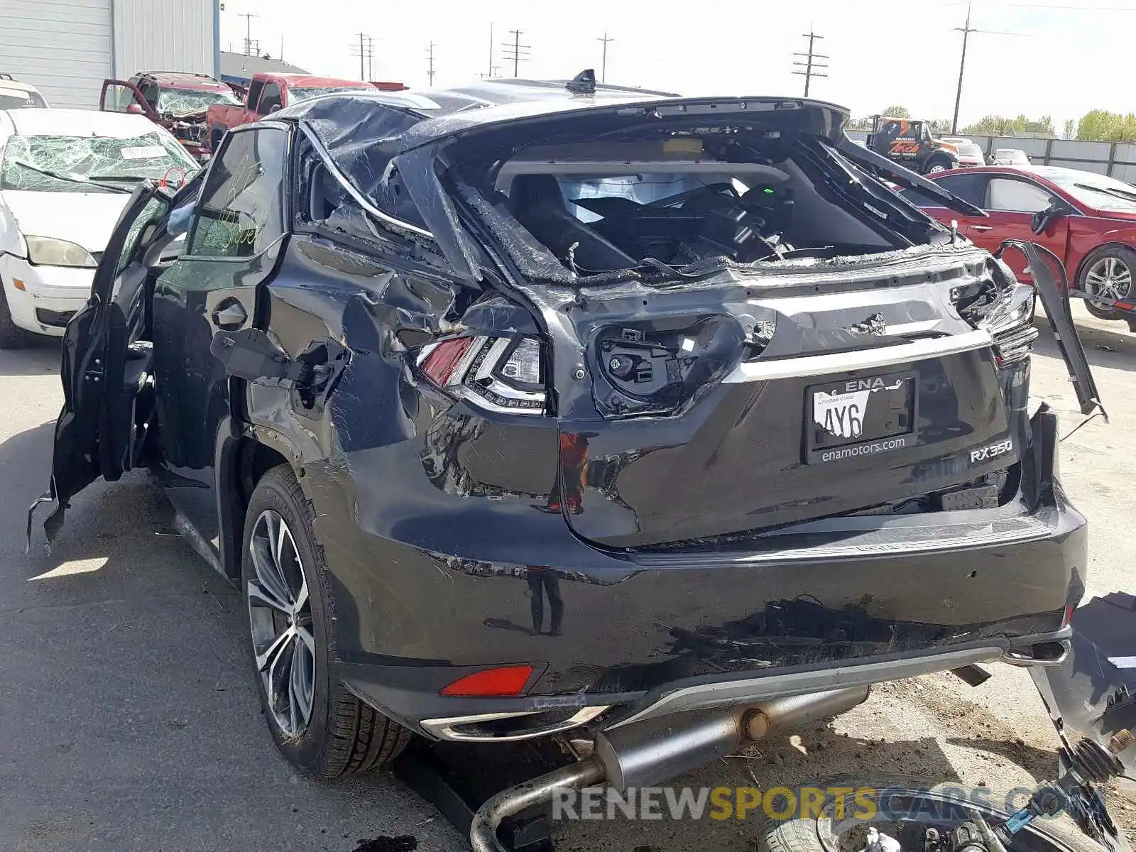 3 Photograph of a damaged car 2T2HZMAA1LC165259 LEXUS RX350 2020