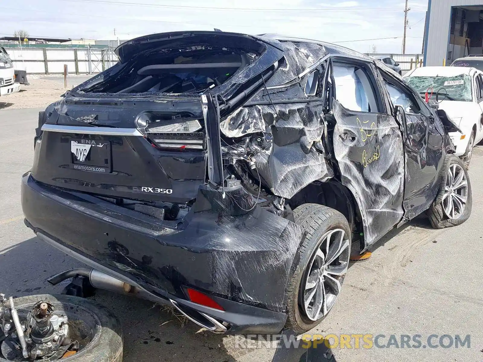 4 Photograph of a damaged car 2T2HZMAA1LC165259 LEXUS RX350 2020