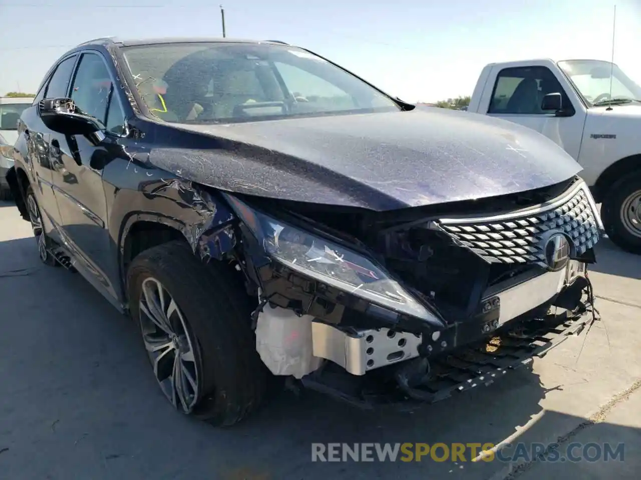 1 Photograph of a damaged car 2T2HZMAA1LC165598 LEXUS RX350 2020