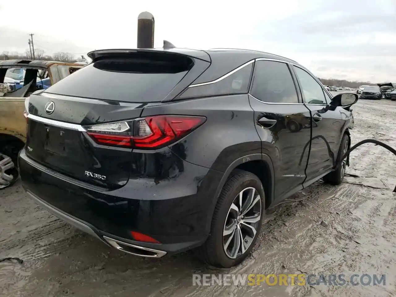 4 Фотография поврежденного автомобиля 2T2HZMAA1LC168792 LEXUS RX350 2020