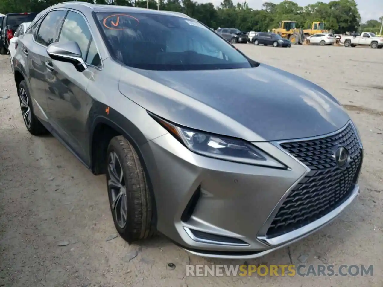 1 Photograph of a damaged car 2T2HZMAA2LC157588 LEXUS RX350 2020