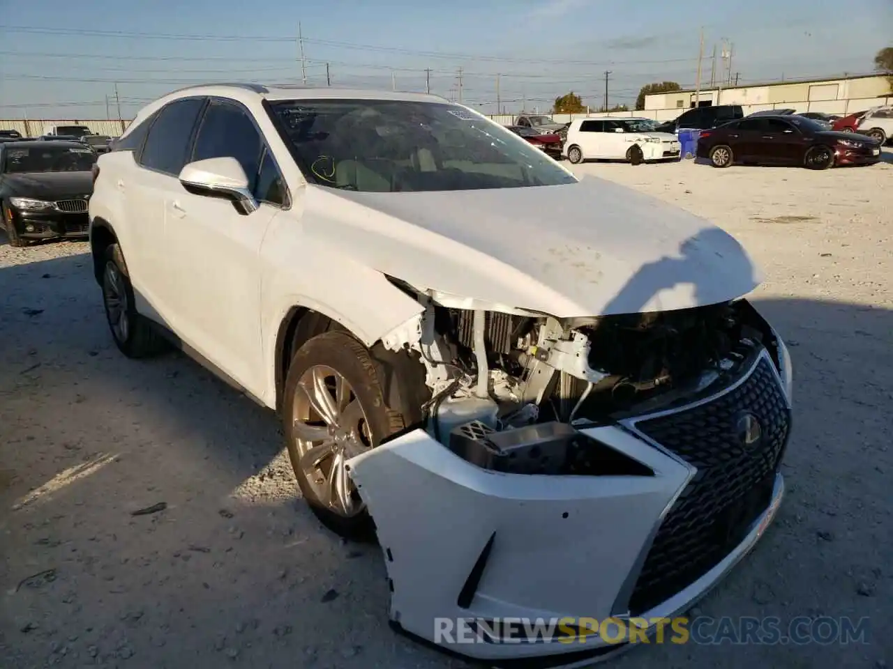 1 Photograph of a damaged car 2T2HZMAA2LC159809 LEXUS RX350 2020