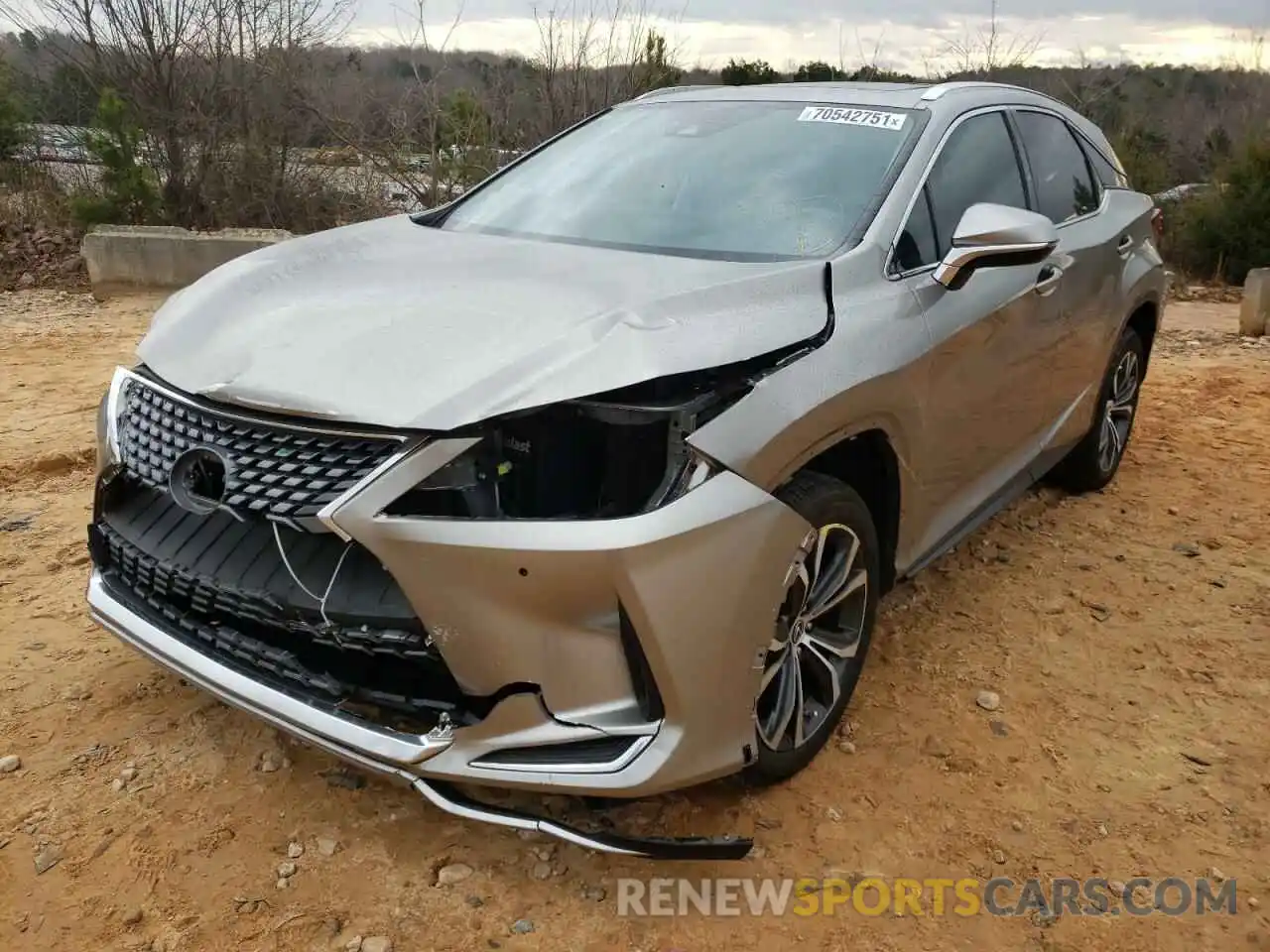 2 Photograph of a damaged car 2T2HZMAA2LC163097 LEXUS RX350 2020