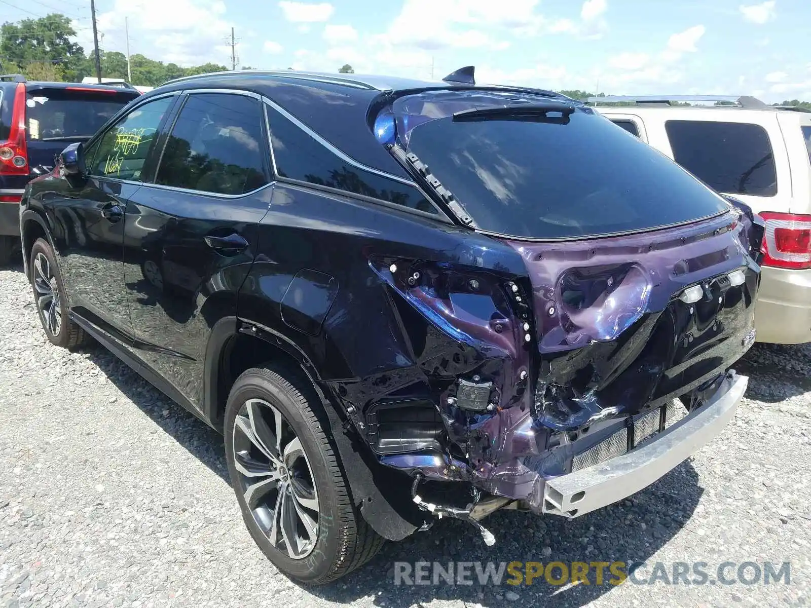 3 Photograph of a damaged car 2T2HZMAA2LC163116 LEXUS RX350 2020