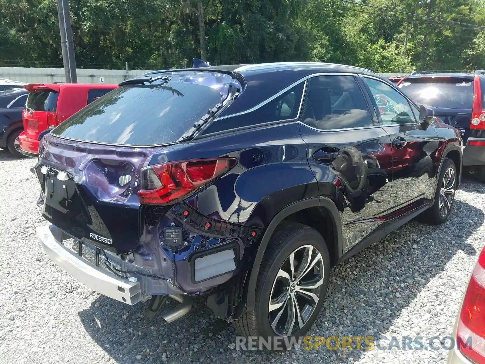 4 Photograph of a damaged car 2T2HZMAA2LC163116 LEXUS RX350 2020