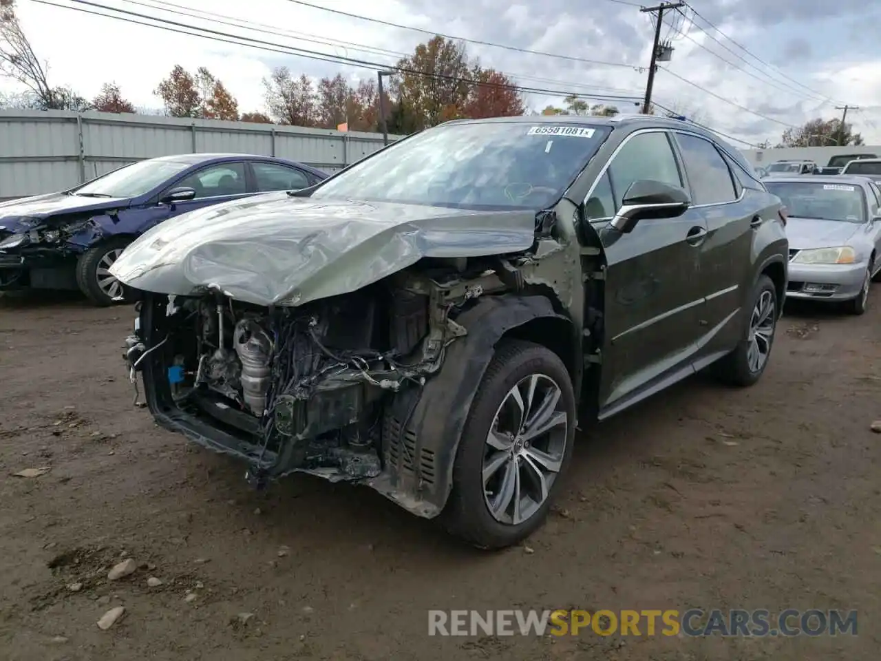 2 Photograph of a damaged car 2T2HZMAA2LC164525 LEXUS RX350 2020