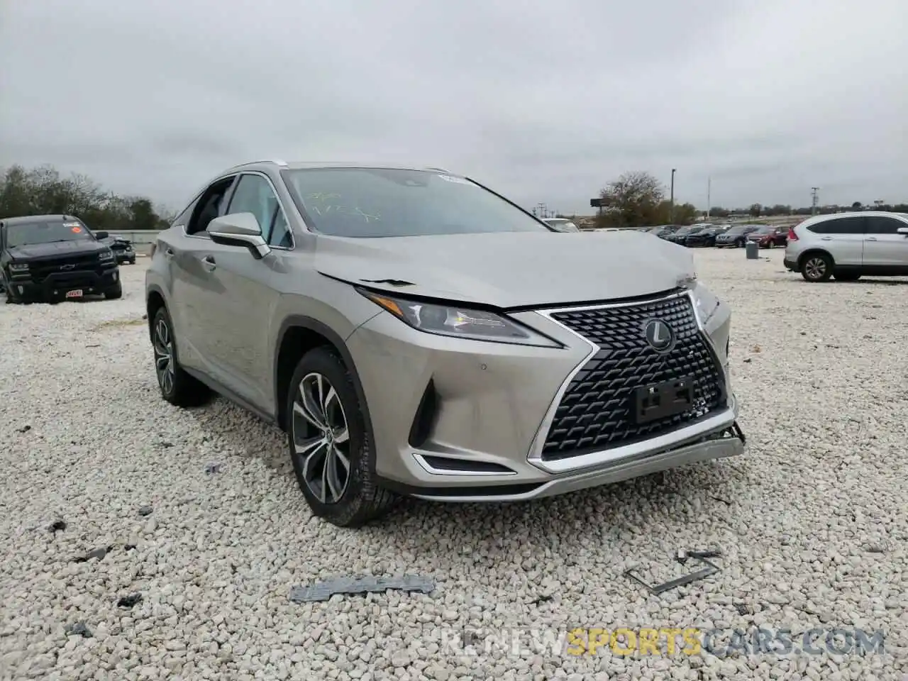 1 Photograph of a damaged car 2T2HZMAA2LC166341 LEXUS RX350 2020