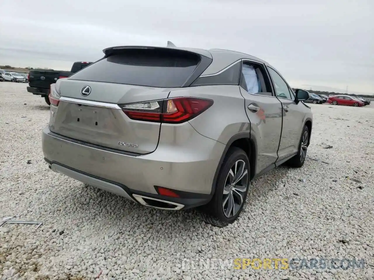 4 Photograph of a damaged car 2T2HZMAA2LC166341 LEXUS RX350 2020