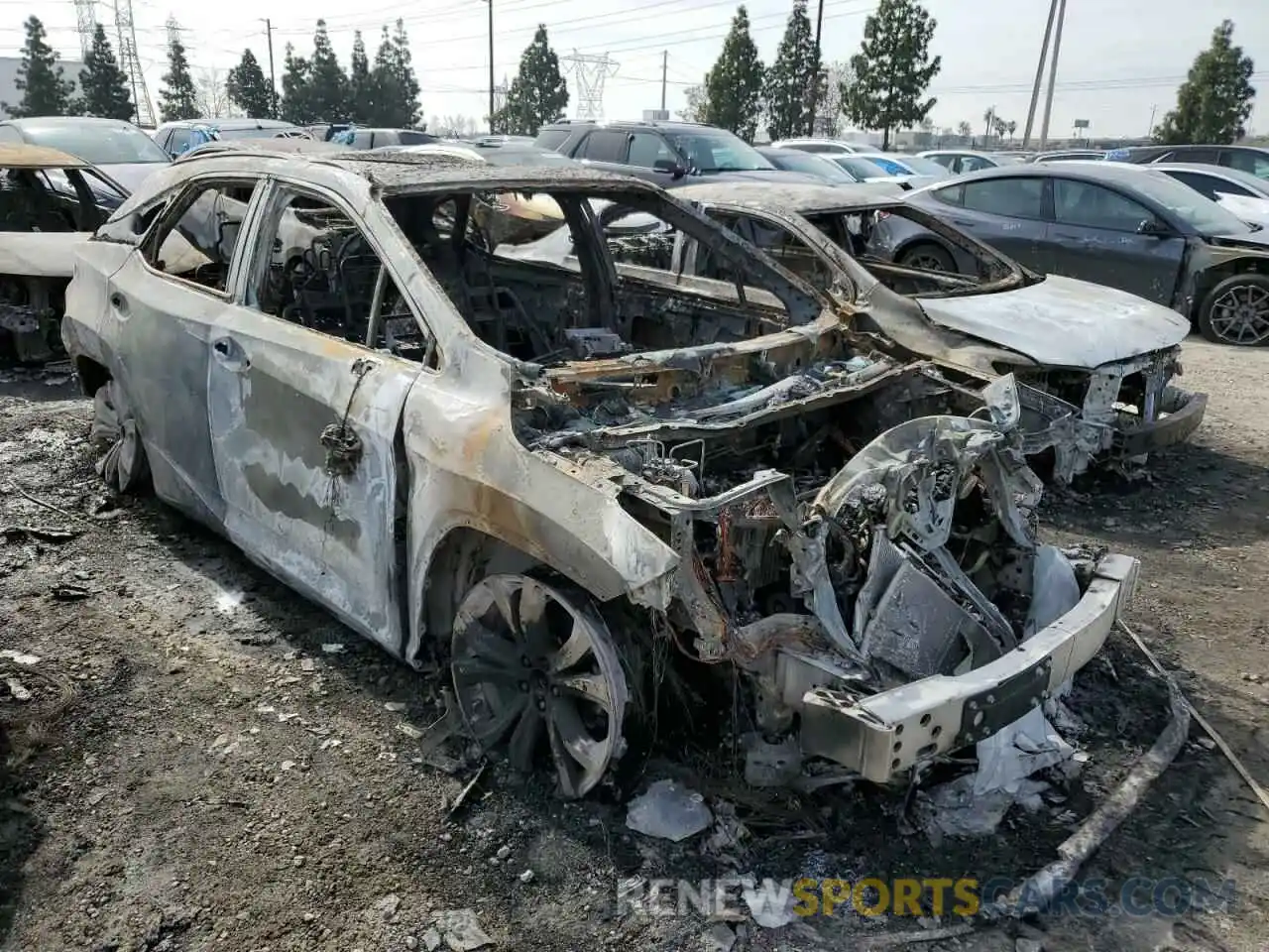 4 Photograph of a damaged car 2T2HZMAA2LC166694 LEXUS RX350 2020