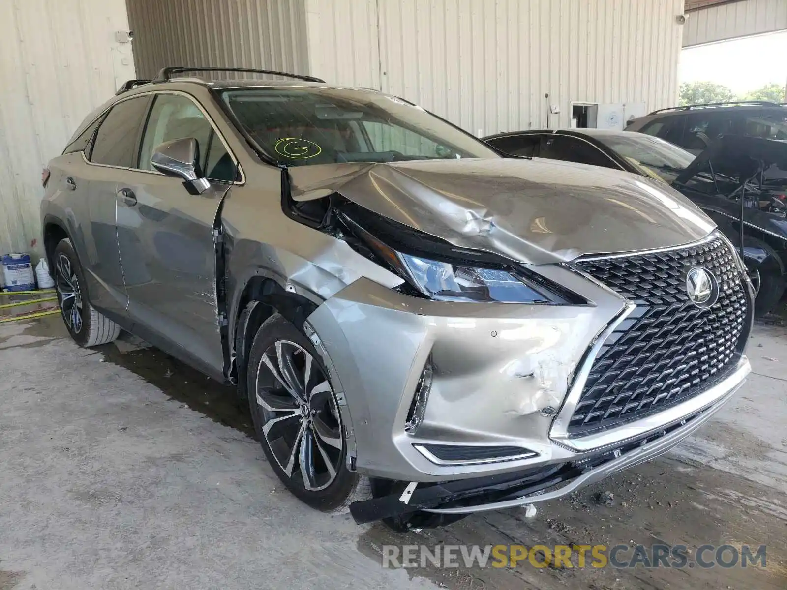 1 Photograph of a damaged car 2T2HZMAA2LC169756 LEXUS RX350 2020