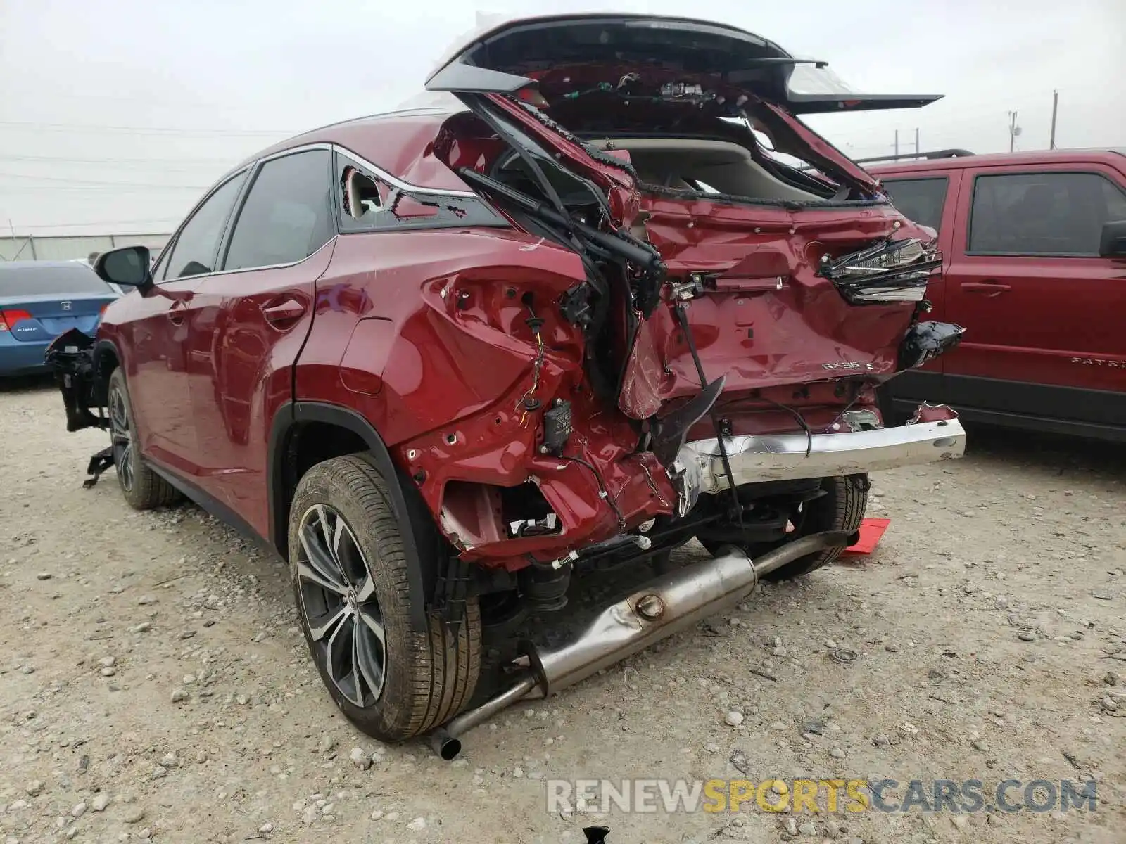 3 Photograph of a damaged car 2T2HZMAA2LC169935 LEXUS RX350 2020