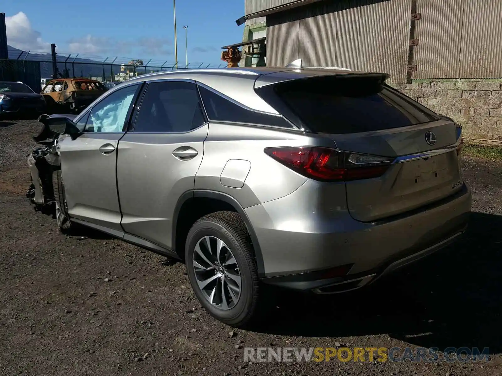 3 Photograph of a damaged car 2T2HZMAA2LC172401 LEXUS RX350 2020