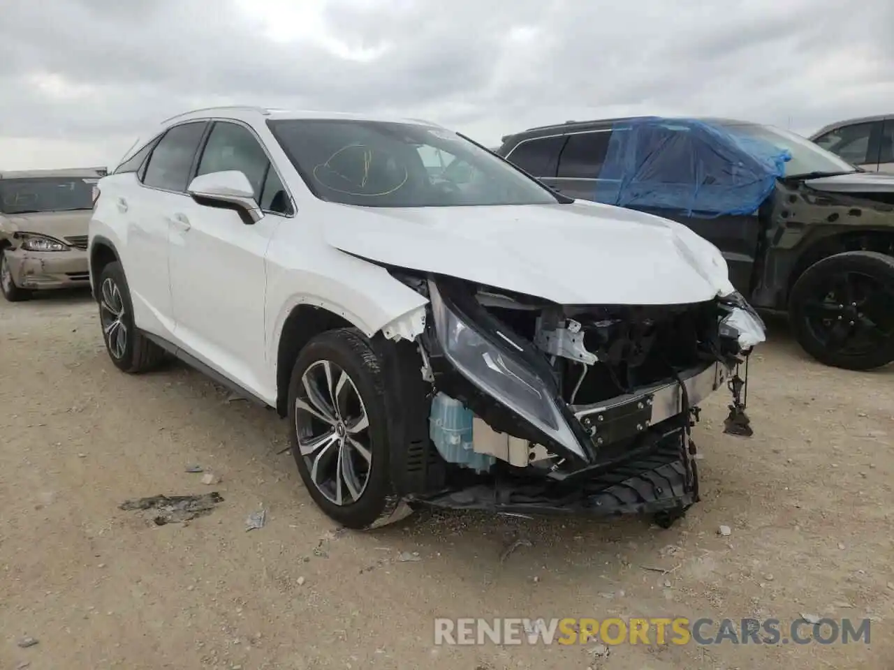 1 Photograph of a damaged car 2T2HZMAA2LC172687 LEXUS RX350 2020