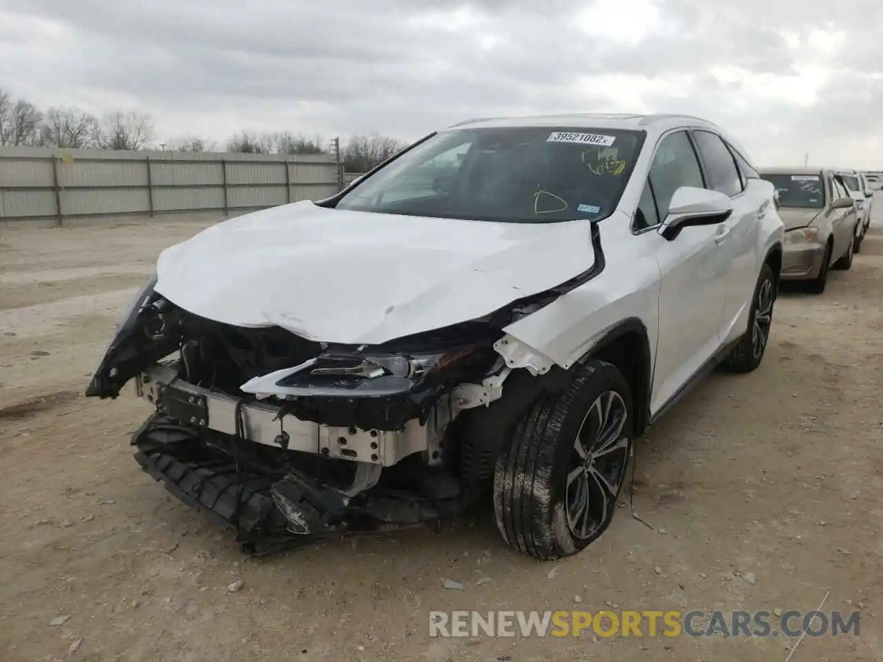 2 Photograph of a damaged car 2T2HZMAA2LC172687 LEXUS RX350 2020