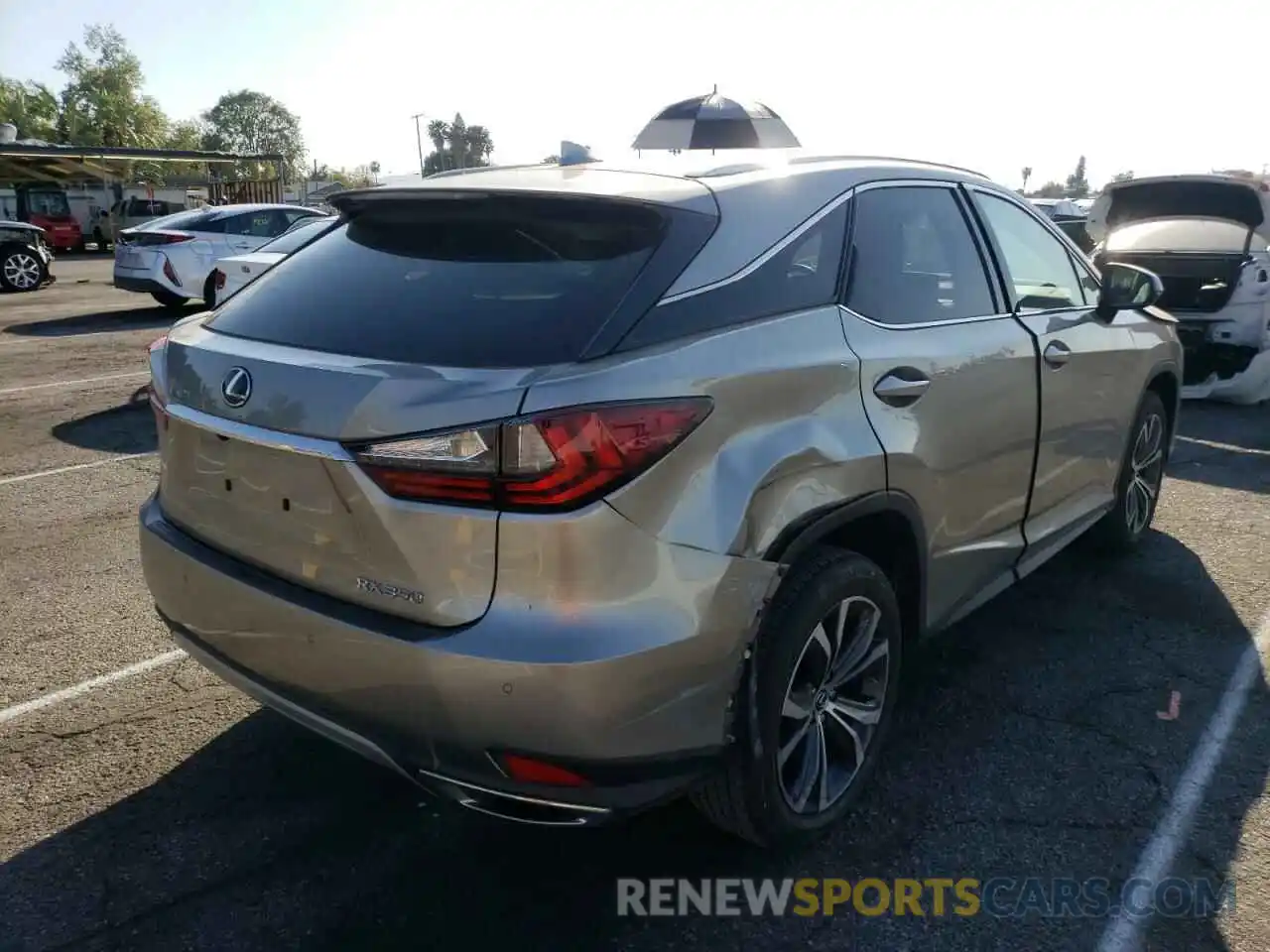 4 Photograph of a damaged car 2T2HZMAA2LC180109 LEXUS RX350 2020