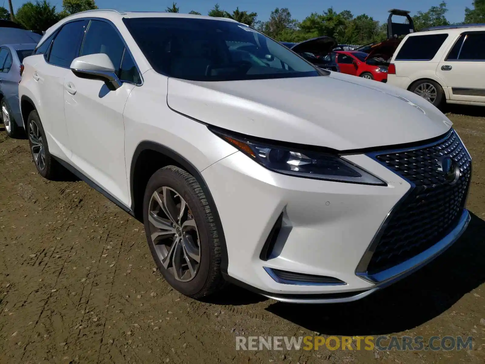 1 Photograph of a damaged car 2T2HZMAA2LC181955 LEXUS RX350 2020