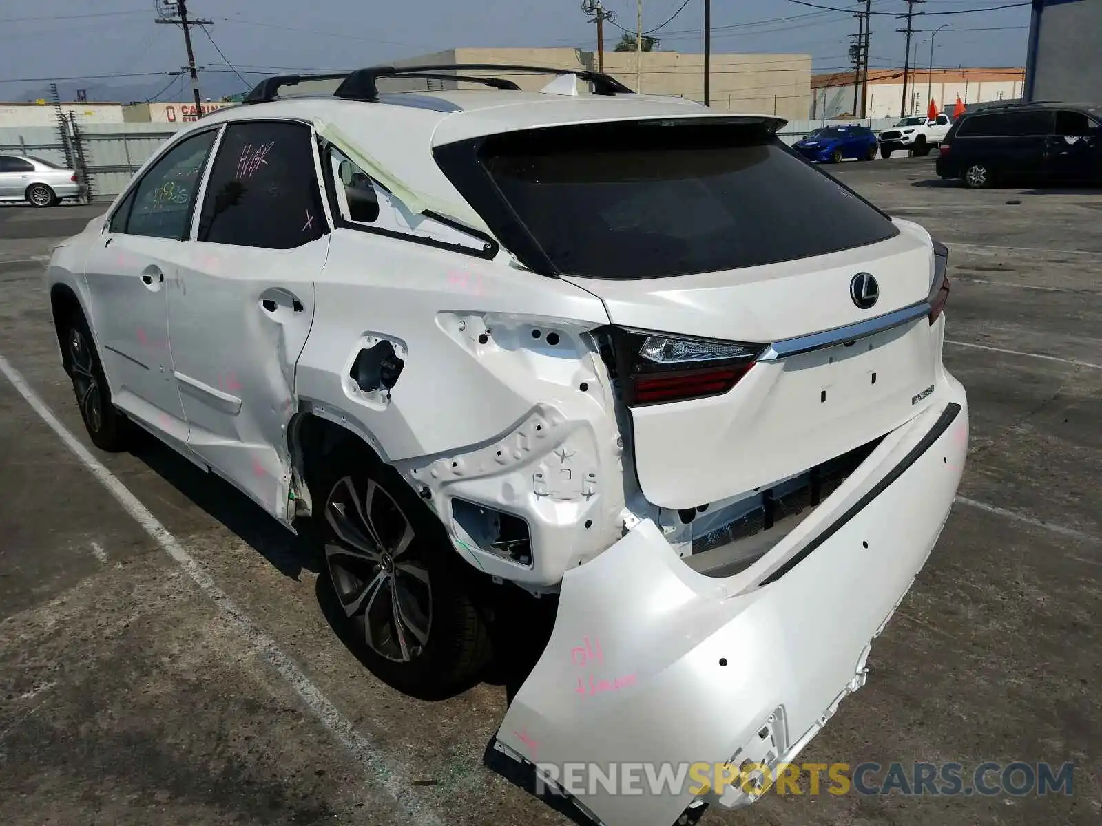 3 Photograph of a damaged car 2T2HZMAA3LC156031 LEXUS RX350 2020