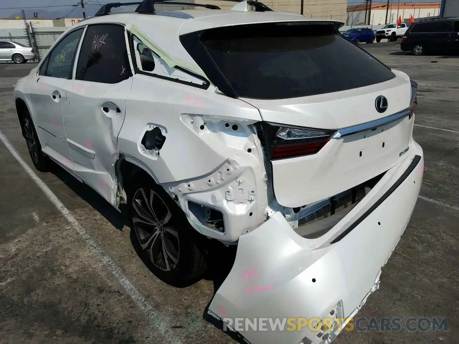 9 Фотография поврежденного автомобиля 2T2HZMAA3LC156031 LEXUS RX350 2020