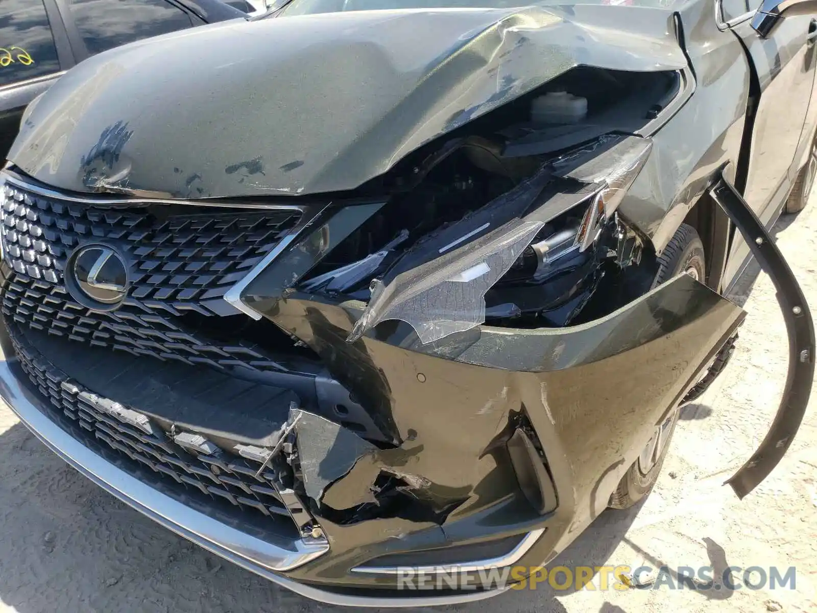 9 Фотография поврежденного автомобиля 2T2HZMAA3LC156983 LEXUS RX350 2020