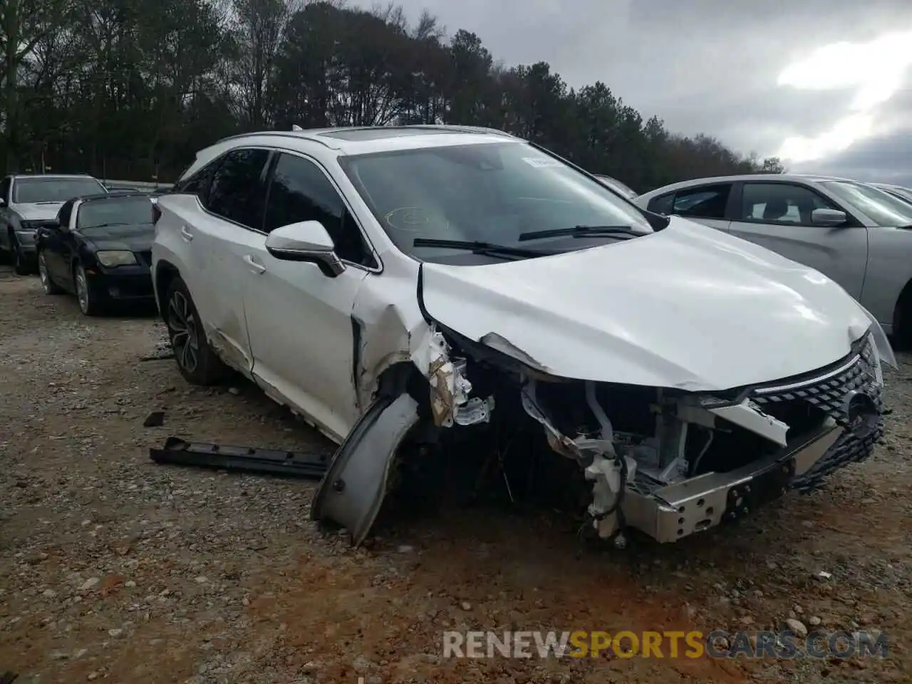 1 Photograph of a damaged car 2T2HZMAA3LC157115 LEXUS RX350 2020