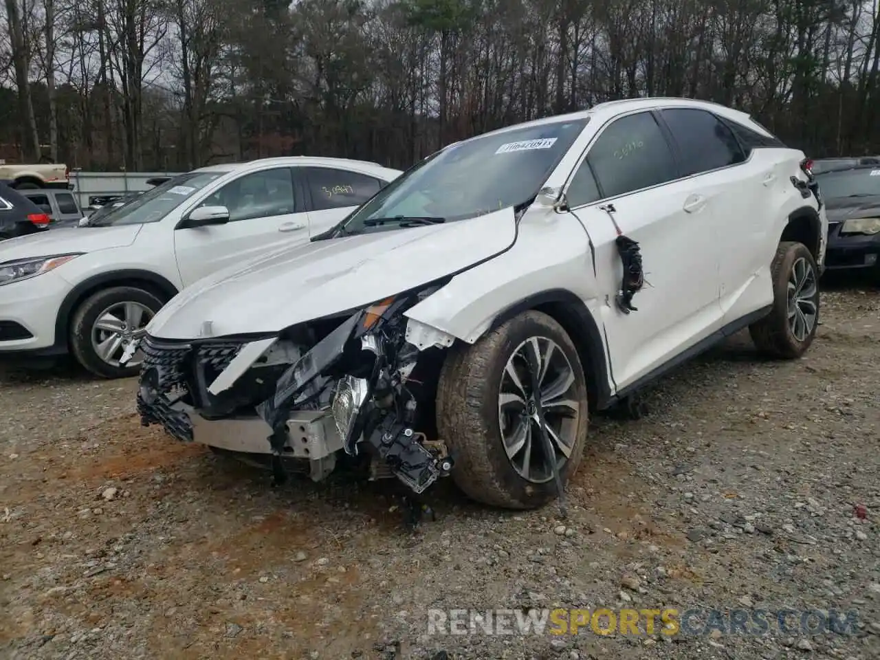 2 Photograph of a damaged car 2T2HZMAA3LC157115 LEXUS RX350 2020