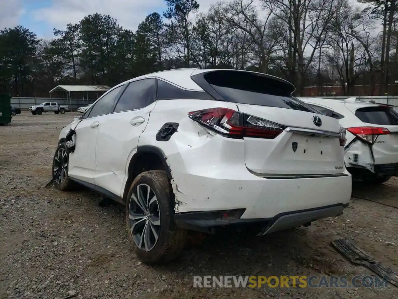 3 Photograph of a damaged car 2T2HZMAA3LC157115 LEXUS RX350 2020