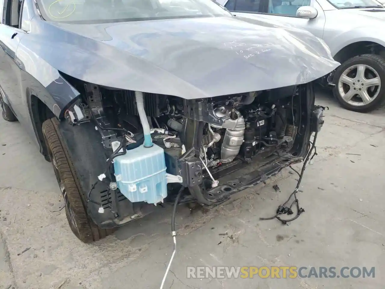 9 Фотография поврежденного автомобиля 2T2HZMAA3LC157499 LEXUS RX350 2020