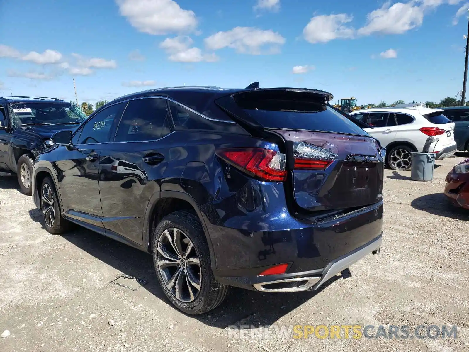 3 Photograph of a damaged car 2T2HZMAA3LC159687 LEXUS RX350 2020