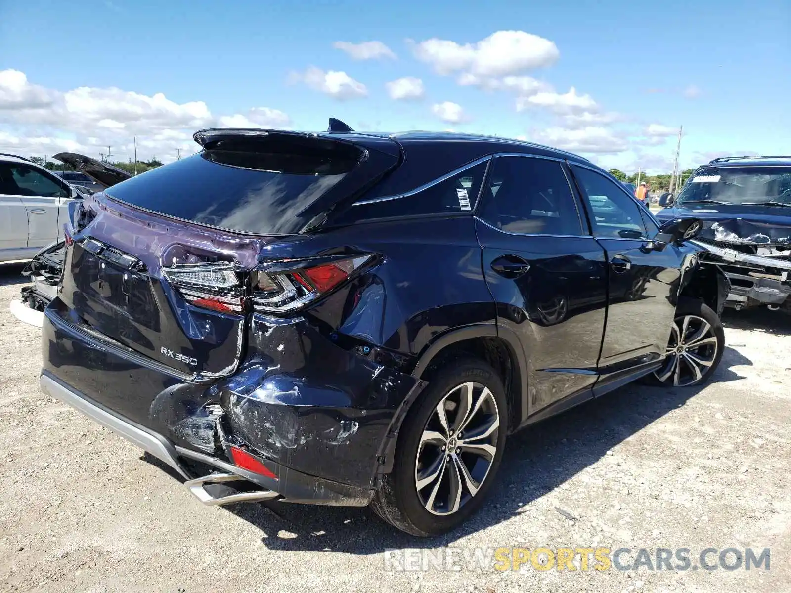 4 Photograph of a damaged car 2T2HZMAA3LC159687 LEXUS RX350 2020