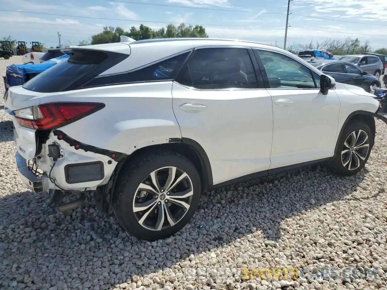 3 Photograph of a damaged car 2T2HZMAA3LC160869 LEXUS RX350 2020