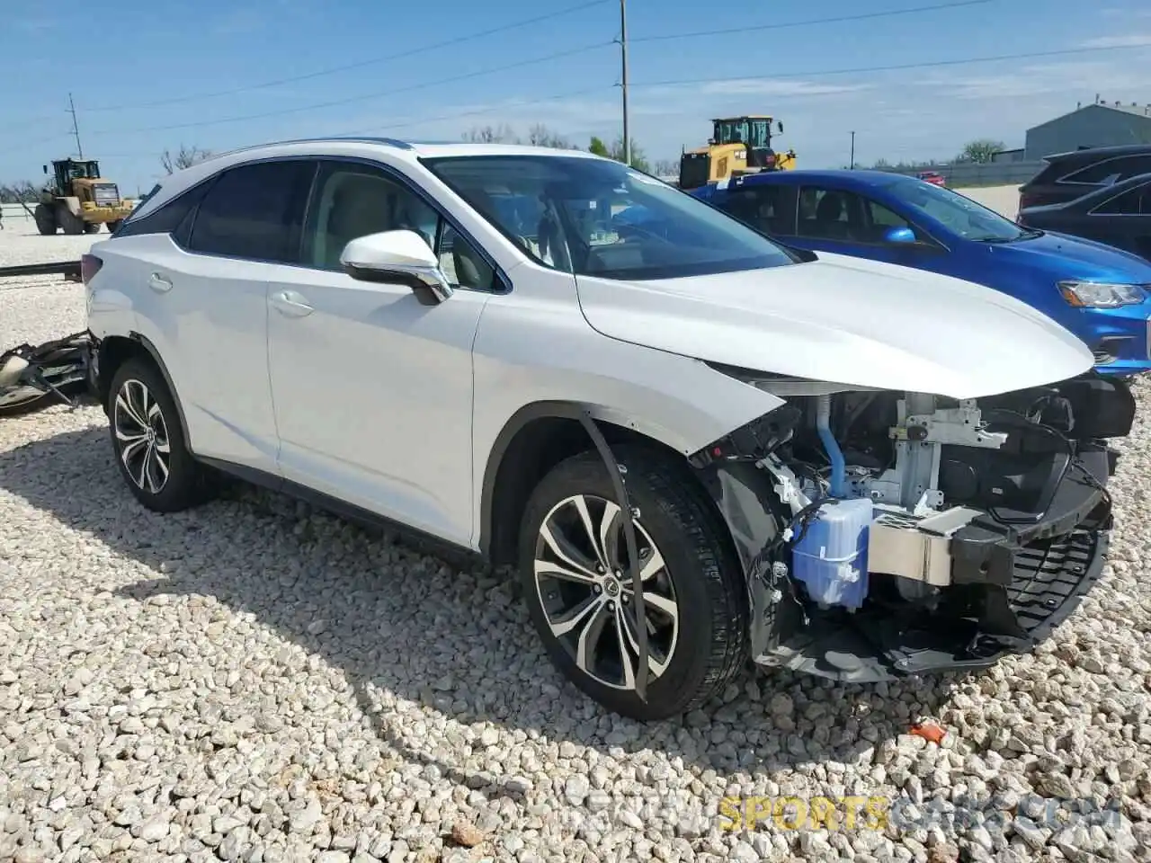 4 Photograph of a damaged car 2T2HZMAA3LC160869 LEXUS RX350 2020