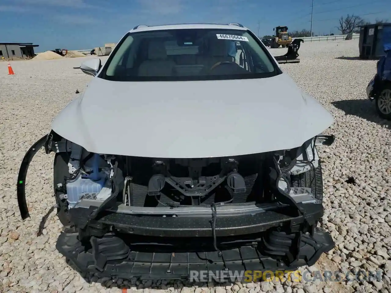 5 Photograph of a damaged car 2T2HZMAA3LC160869 LEXUS RX350 2020