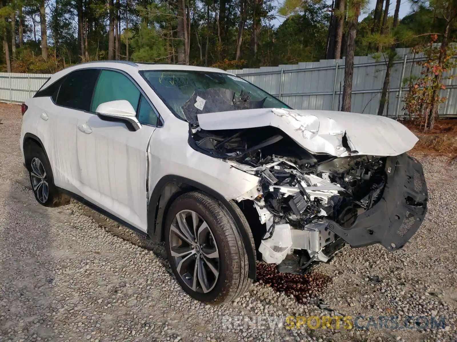 1 Photograph of a damaged car 2T2HZMAA3LC162721 LEXUS RX350 2020