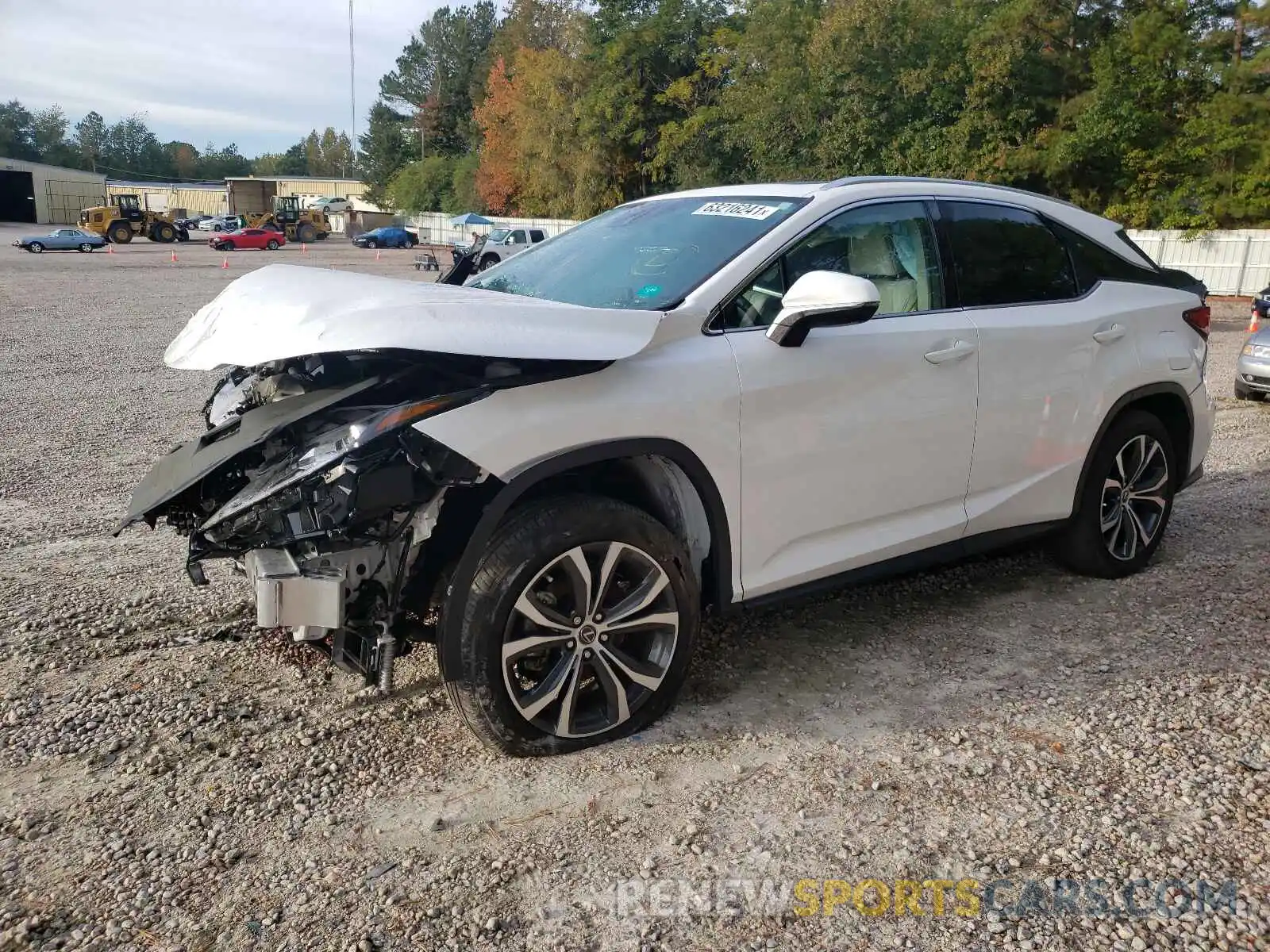 2 Photograph of a damaged car 2T2HZMAA3LC162721 LEXUS RX350 2020