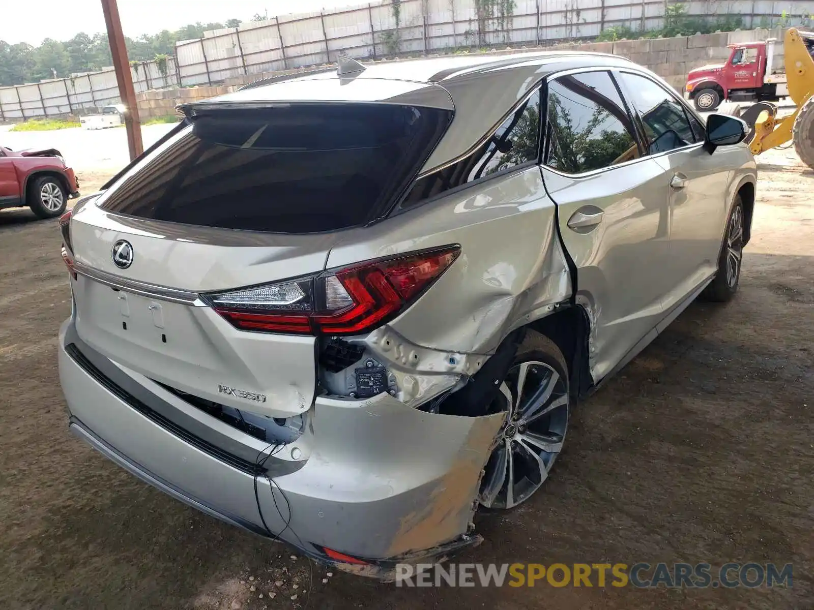 4 Photograph of a damaged car 2T2HZMAA3LC163867 LEXUS RX350 2020