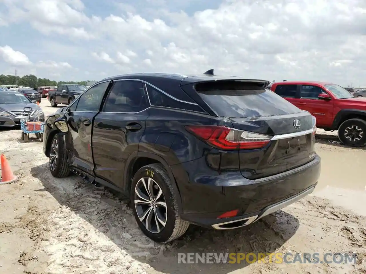 3 Photograph of a damaged car 2T2HZMAA3LC165098 LEXUS RX350 2020