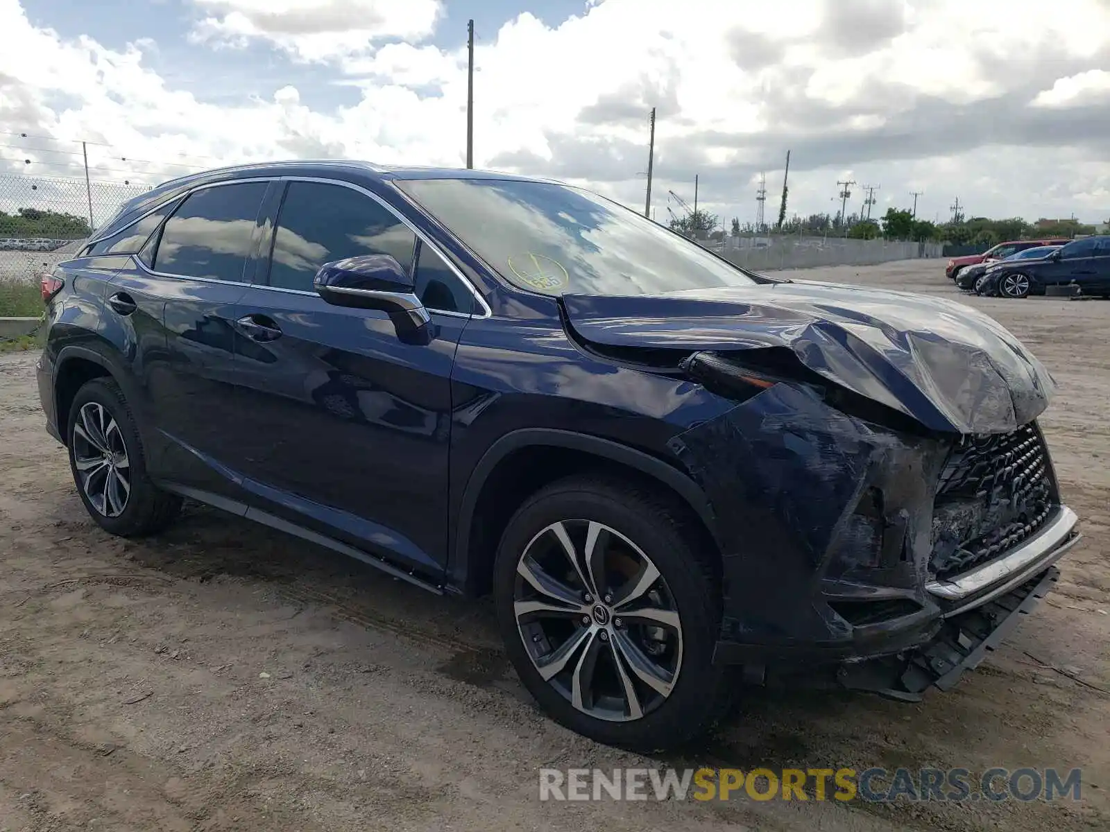 1 Photograph of a damaged car 2T2HZMAA3LC168289 LEXUS RX350 2020