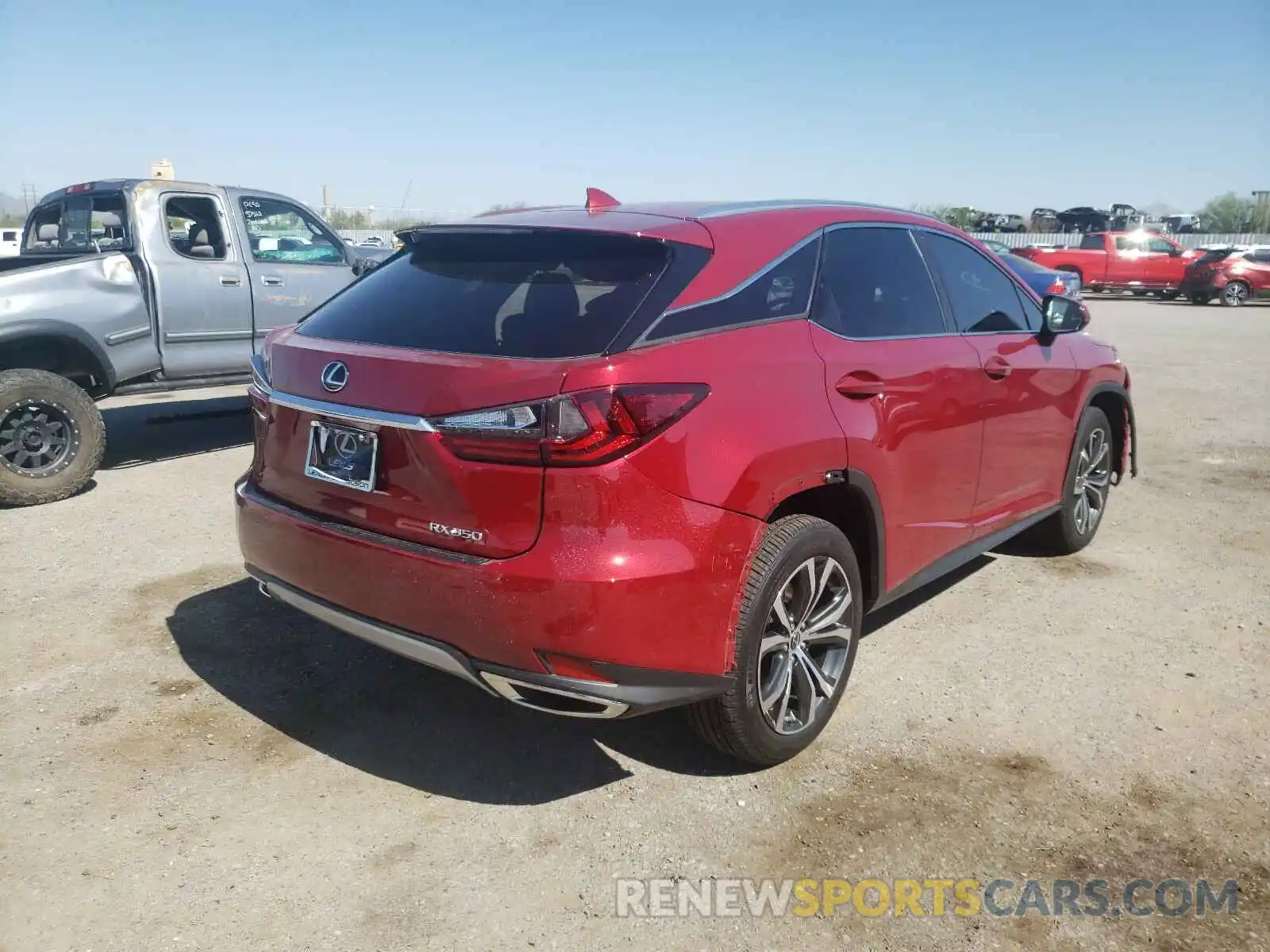 4 Photograph of a damaged car 2T2HZMAA3LC169233 LEXUS RX350 2020