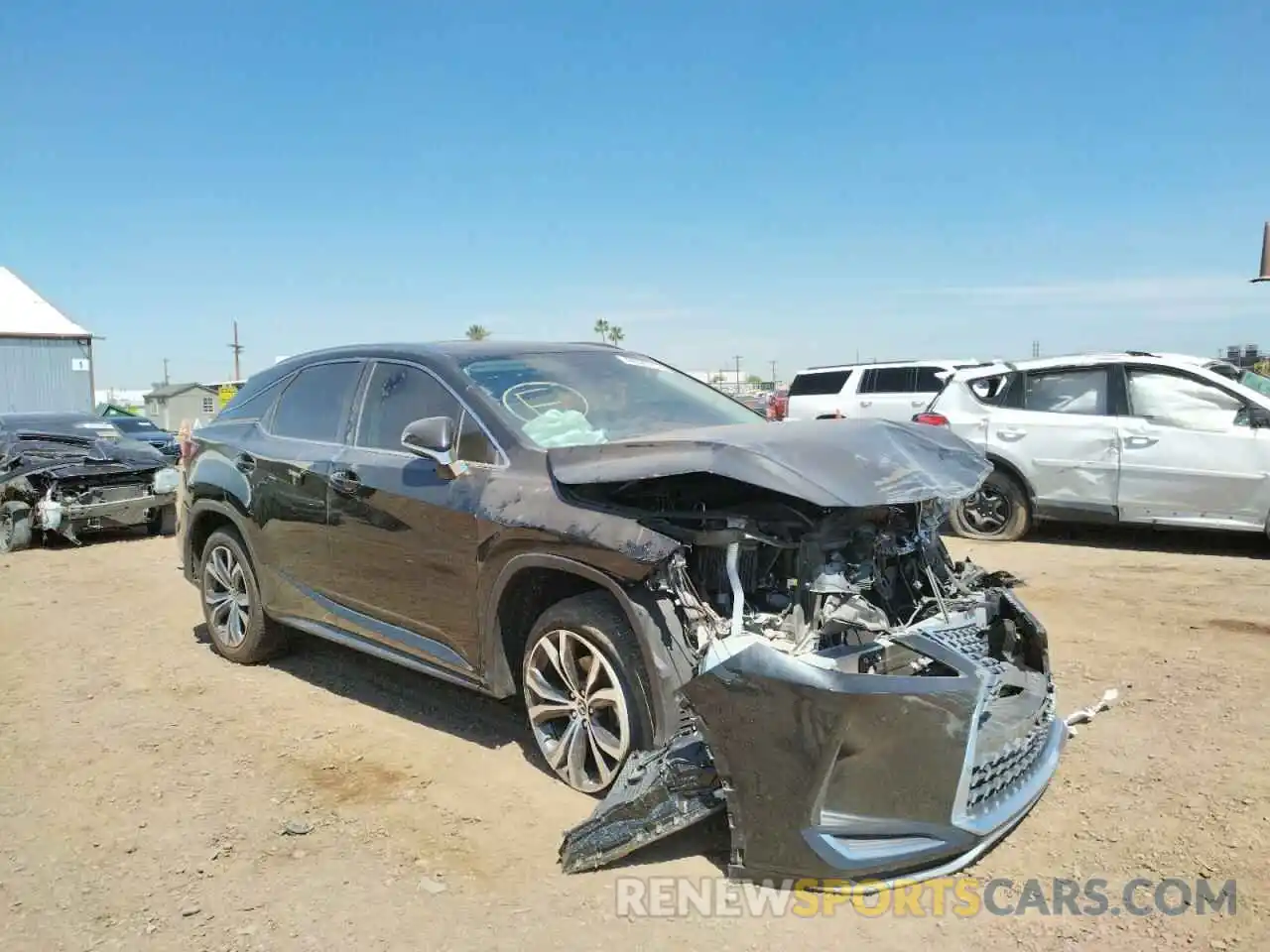 1 Photograph of a damaged car 2T2HZMAA3LC175307 LEXUS RX350 2020