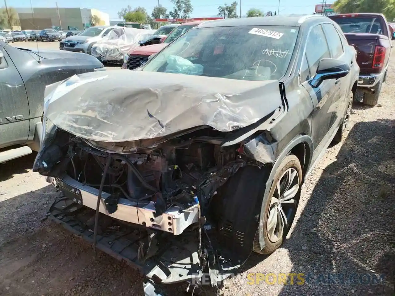 2 Photograph of a damaged car 2T2HZMAA3LC175307 LEXUS RX350 2020