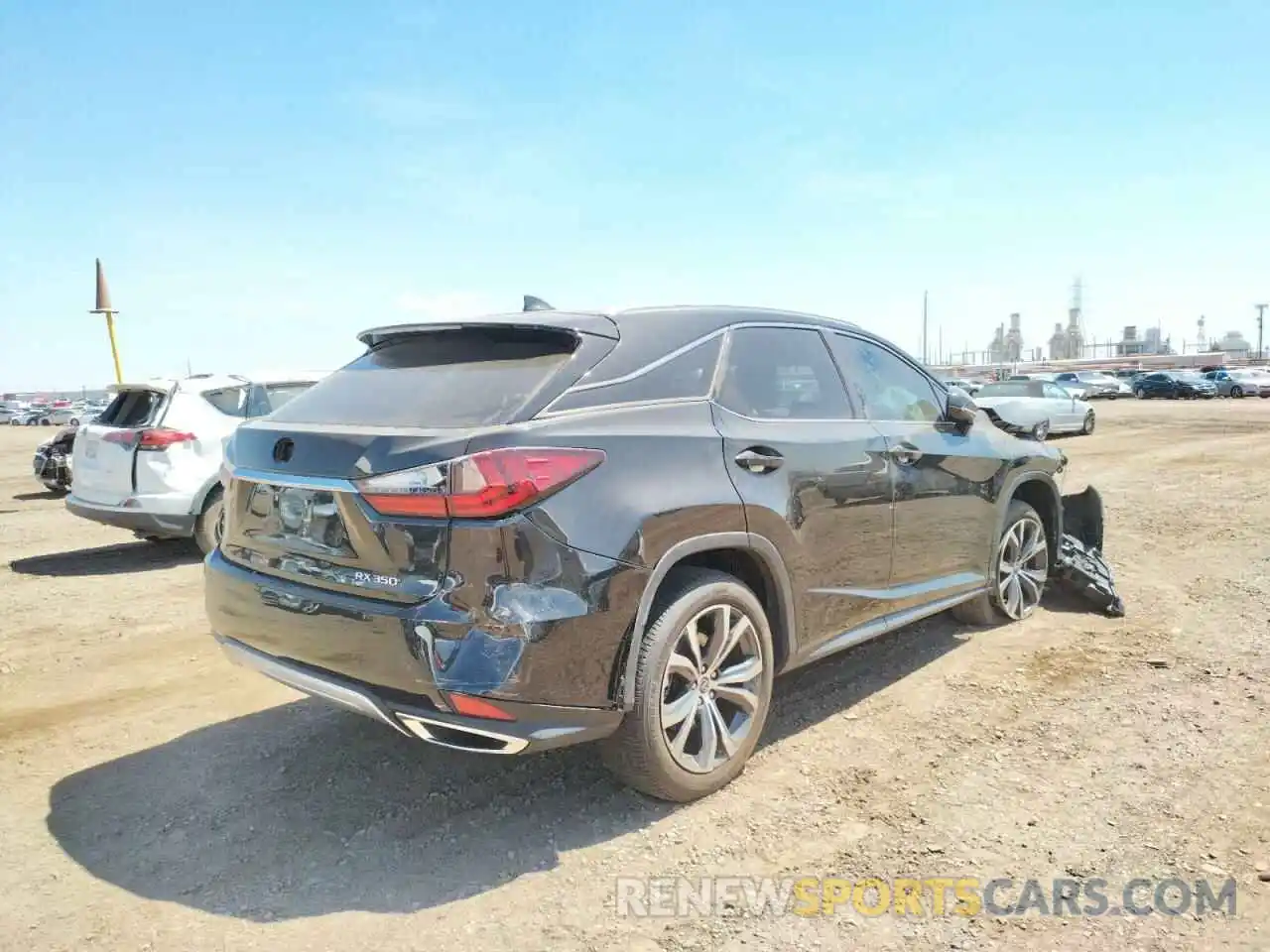 4 Фотография поврежденного автомобиля 2T2HZMAA3LC175307 LEXUS RX350 2020