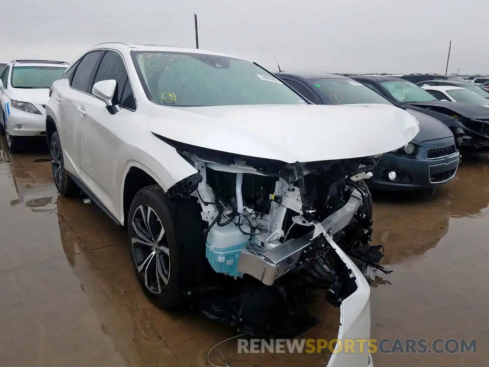 1 Photograph of a damaged car 2T2HZMAA4LC152537 LEXUS RX350 2020