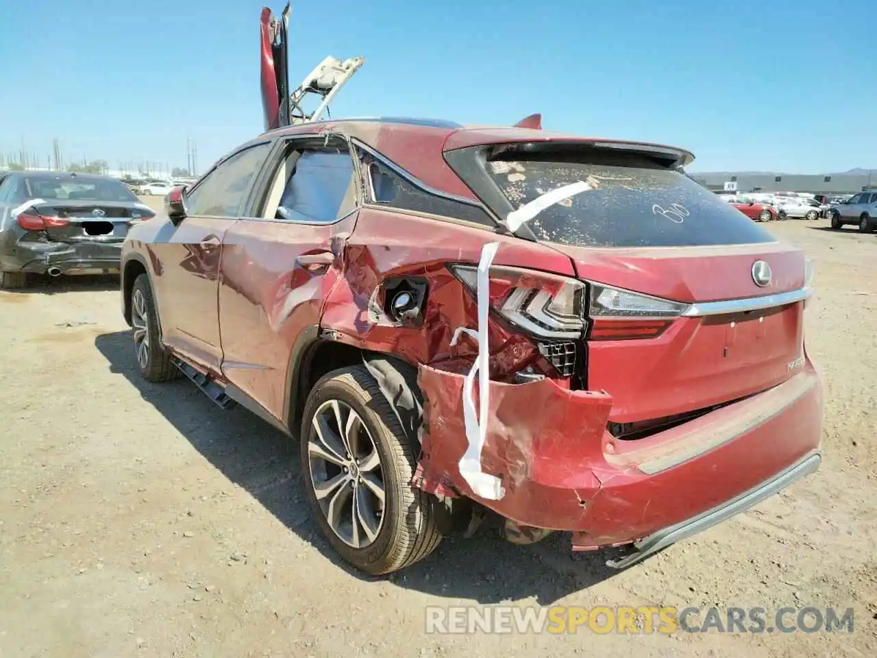 3 Photograph of a damaged car 2T2HZMAA4LC154322 LEXUS RX350 2020