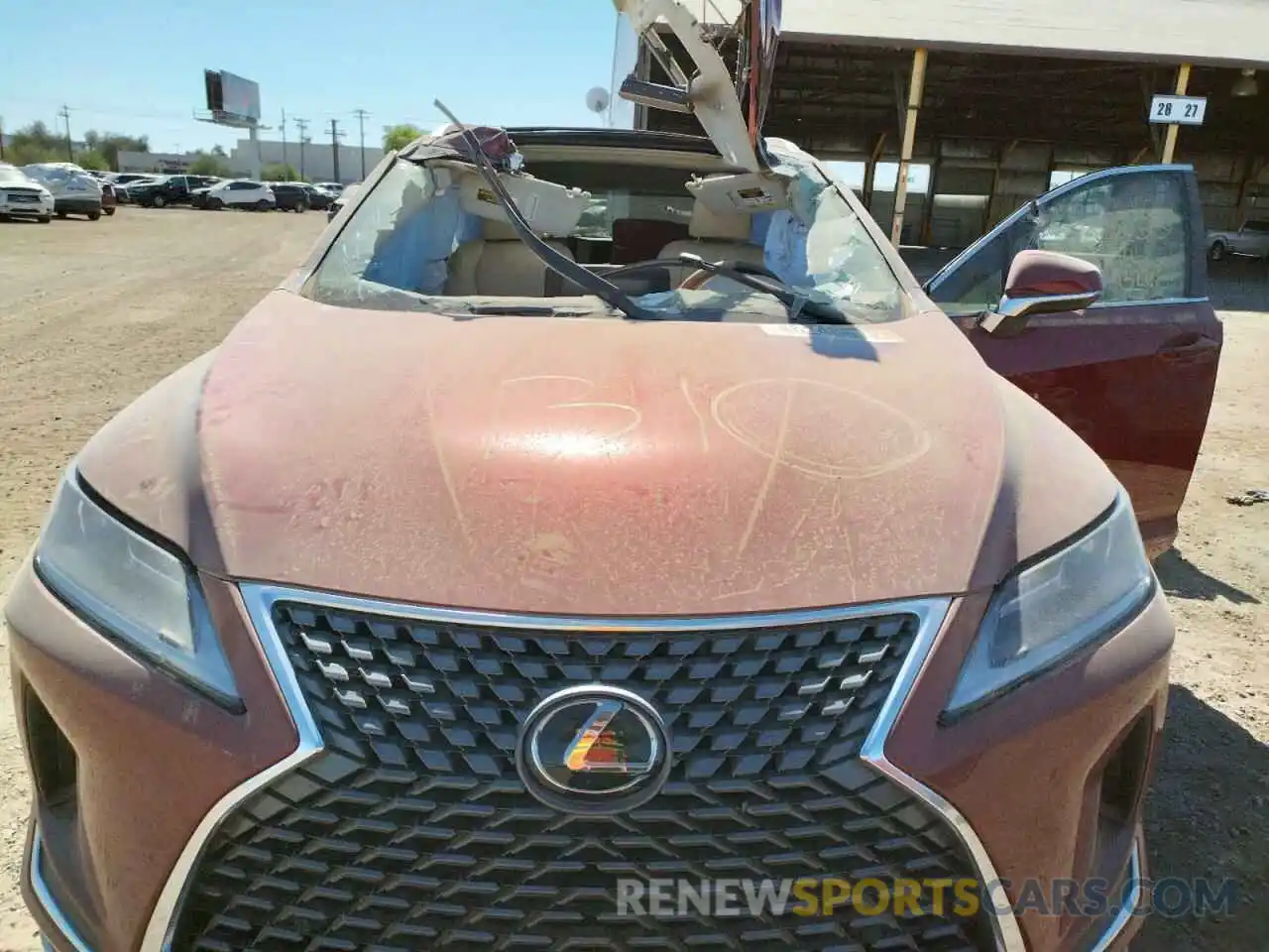 7 Photograph of a damaged car 2T2HZMAA4LC154322 LEXUS RX350 2020